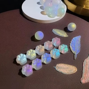 Brillo holográfico neón para uñas, polvo de pigmento efecto músculo helado, aurora, cromo fino, polvo para frotar, efecto espejo - Product Image 1