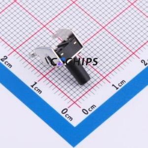 K2-1102AQ-N4CW-01 Tactile Switch Through hole Component THT Switch Single Pole Single Throw Round Button 2.5N Right Angle Insert - Product Image 2