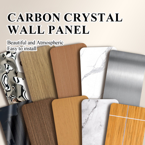 Panneau mural en WPC écologique en cristal de carbone pour hôtel, maison, bureau, charbon de <span class=keywords><strong>bambou</strong></span> haute résistance - Product Image 3