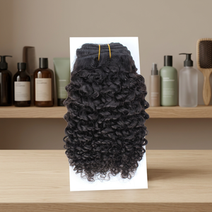 100% Virgin Human Hair <b>Curly</b> Bundles Wholesale Natural Black <b>Curly</b> Weave Hair <b>Extensions</b> - Product Image 2