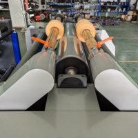 HJFQ-1300 Oberflächensplitter-Jumbo-Rollenpapierschneider und -Umwickler für LDPE-Folien – Schmalzuschnitt-Schneidemaschine