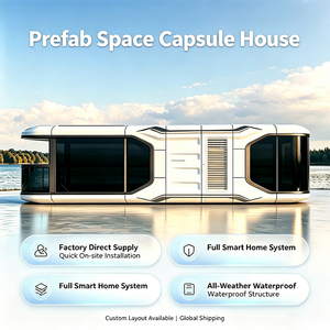 <span class=keywords><strong>Casa</strong></span> Cápsula Espacial con Ventana Panorámica, <span class=keywords><strong>Casa</strong></span> Modular Prefabricada para Glamping con Vista de 360° y Cabaña Tipo Resort Pod - Product Image 4