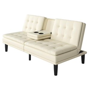 Bộ <span class=keywords><strong>Sofa</strong></span> Màu Be Đen Nâu Hiện Đại Bộ <span class=keywords><strong>Sofa</strong></span> Da PU Giường <span class=keywords><strong>Sofa</strong></span> Phòng Khách Hàn Quốc - Product Image 1