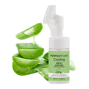 Detergente Viso Schiumogeno Biologico con Aminoacidi e Aloe Anti-Acne per Pelle Secca e Sensibile, Etichetta Privata OEM - Product Image 1