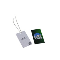 Étiquettes de bagages de voyage en tissu vert avec code QR 350 g/m² 90 x 50 mm pour sacs de golf, vêtements, chaussures, bijoux, avec logo personnalisé