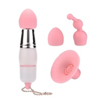 Ensemble de trois mini-vibromasseurs en forme de gourde, stimulateur féminin, baguette érotique de stimulation, produits pour adultes, 3-en-1