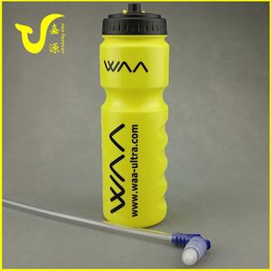 Échantillon gratuit - Bouteille d'eau sportive en plastique sans BPA de 610 ml, compressible, pour le cyclisme, les sports de plein air et le camping, pour le vélo et la course à pied - Product Image 3