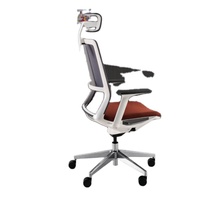 Chaise de bureau ergonomique en maille Chaise de bureau d'ordinateur Support dorsal Chaise pivotante de direction