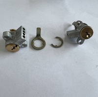 Mini cylindre de verrouillage avec serrure, machine à assembler, anneau de clip et caméra en acier