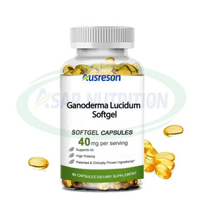 Cápsulas de extracto de Ganoderma Lucidum de hongo Reishi ASAP, suplemento herbal de refuerzo inmunológico, cápsula blanda de Ganoderma Lucidum - Product Image 1