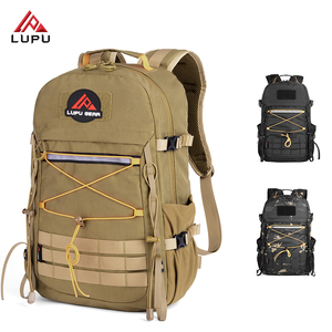Sac à dos de randonnée et de sport LUPU, grande capacité, imperméable, minimaliste, en tissu Oxford, avec fermeture éclair, camouflage, sangle, pour le plein air - Product Image 1