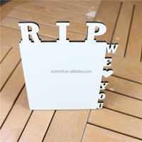 Fourniture d'échantillons gratuits 2023 Design bois blanc chaud Plaques Photo en bois Sublimation MDF RIP cadres Photo