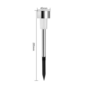 <span class=keywords><strong>Luces</strong></span> <span class=keywords><strong>Solares</strong></span> LED <span class=keywords><strong>de</strong></span> Jardín <span class=keywords><strong>de</strong></span> Acero Inoxidable Coloridas con Clasificación IP65 y Certificación ROHS para Iluminación <span class=keywords><strong>de</strong></span> Caminos Exteriores - Product Image 5