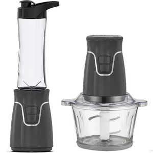Picadora de Alimentos Eléctrica Multifuncional con Recipiente de Vidrio para Cocina, Fuente de Alimentación para Uso Doméstico - Product Image 1