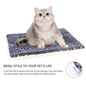 Cojín lavable para gatos de interior, colchón plano suave para cachorros, cojín para gatitos, alfombrilla para cama de perro para dormir - Product Image 3