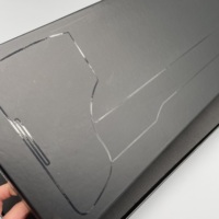 Caja de raqueta de pádel, caja de embalaje de hacha con espuma, logotipo brillante, punto UV, papel negro, regalo de cartón, tapa personalizada y embalaje de caja base