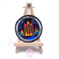 Broderie 3D patch tissé Accessoire de vêtement Chapeaux et sacs patch tissé Glow in the dark Date d'expédition rapide
