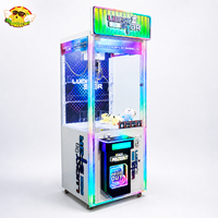 Machine à griffes commerciale pleine grandeur, à monnayeur, jeu d'adresse avec lumières LED pour salles d'arcade intérieures et centres commerciaux (FEC)