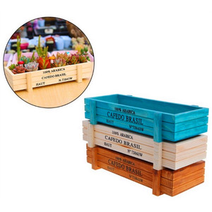Maceta de Madera para Suculentas, Estilo Vintage, Grabada, para Escritorio, Caja de Regalo para Interiores - Product Image 5