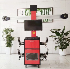 อุปกรณ์ตั้งศูนย์ถ่วงล้อ 3 มิติ ระดับพรีเมียม สำหรับงานอุตสาหกรรม หน้าจอ LED คู่ กล้อง 5MP ได้รับการรับรองมาตรฐาน CE ISO เหมาะสำหรับอู่ซ่อมยางรถยนต์ - Product Image 4