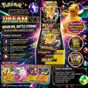 Carte de jeu Pokémon MEGA M2A Eco-Friendly Paper Mega Dream EX PTCG originale japonaise exclusive, boîte de booster Charizard X EX - Product Image 1