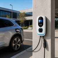 Pengisi Daya EV Tipe 2 7KW Dengan Penyeimbangan Beban Dinamis untuk Sistem Energi Rumah Pintar