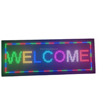 Pantalla de señal de publicidad LED para interiores a todo color, tablero de mensajes de desplazamiento programable, función de texto, proveedor OEM para bienvenida