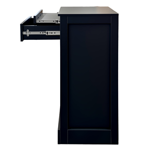 Mueble Bar Modular Negro para Vino con Capacidad para 24 Botellas, Mueble Buffet - Product Image 4