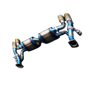 Valvetronic knalpot kucing sistem kualitas tinggi knalpot untuk Porsche 911 996 Turbo 1997-2005 Titanium melarikan diri pipa knalpot - Product Image 2