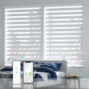 Classico tipo zip tende per la protezione solare interni living profilo plissettato esterno casa smart blind zebra