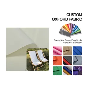 Khả năng chịu nước 100% Polyester Oxford vải với lớp phủ PVC cho dù để che nắng ô lều