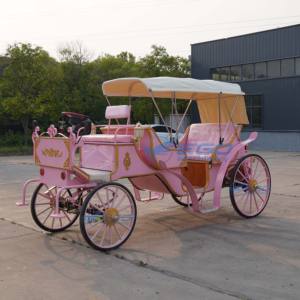 รถเที่ยวชมสถานที่สีชมพูสำหรับรถอเนกประสงค์แถวคู่รถคลาสสิกไฟฟ้า2025ย้อนยุค - Product Image 3