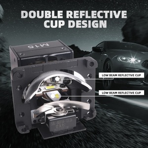 Sanvi Auto <b>Lighting</b> System 1.5 Inch M15 Bi Led <b>Projector</b> Lens Headlight 66000k 38W 41W Led Lens Retrofit Kits - Product Image 3
