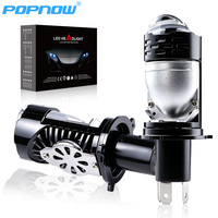 Projecteur LED miniature haute puissance, ampoule de phare de voiture H4 LED, phares LED pour voitures universelles, vente chaude