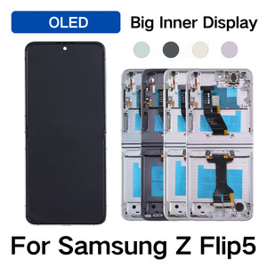 Pieza de Repuesto para Teléfono Móvil, Pantalla Táctil LCD Super AMOLED Original, Ensamblaje de Digitalizador para <span class=keywords><strong>Samsung</strong></span> Z Flip 5 F731B, Pantalla con Marco - Product Image 4
