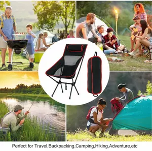 Hoge Kwaliteit Outdoor Tuin Strandstoelen Vissen Draagbare Camping Rugzak Opvouwbare Zon Buiten Ligstoel