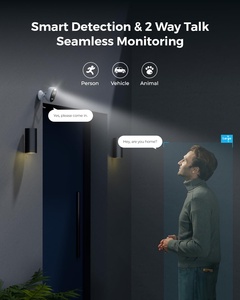 2K không dây thông minh Wifi ip camera an ninh ngoài trời tầm nhìn ban đêm với phát hiện màu sắc cho người/xe/động vật 2.4/5Ghz CMOS NVR - Product Image 5