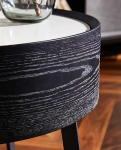 Table de réception circulaire moderne et minimaliste, table à thé et à café pour salon de beauté, salon de manucure, décoration commerciale - Product Image 4