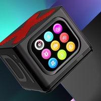 Altoparlante Smart AI con Touchscreen e Controllo Vocale, Display LED e Suono di Alta Qualità, Funzione Sveglia