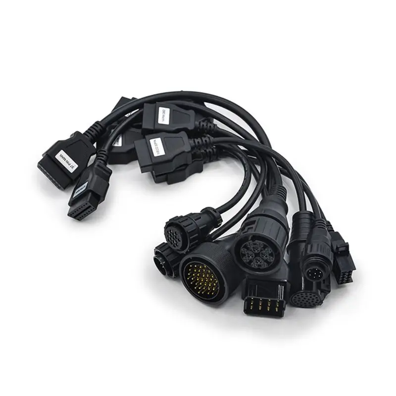 Новые автомобильные кабели OBD2 для грузовиков Pro OBD OBDII автомобильные кабели для грузовиков диагностический инструмент соединительный кабель 8 шт. для грузовиков