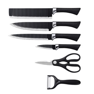Taglierina da cucina da 6 pezzi con pelapatate in ceramica manico in PP <span class=keywords><strong>set</strong></span> <span class=keywords><strong>di</strong></span> <span class=keywords><strong>coltelli</strong></span> da cucina con taglierina in acciaio inossidabile - Product Image 2
