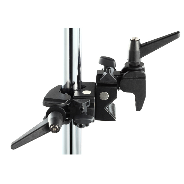 Adjustable Black Photographic Equipment Camera Shooting Accessories c Type Studio Light Stand Grip Head Magic Photography Clamp