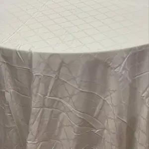 Geometric Jacquard Wedding Event Jacquard Table Cloth For Party Table Decoration