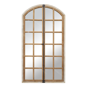 Espejo de cristal Arched decorativo para pared, cristal de madera sólida colgante para <span class=keywords><strong>comedor</strong></span>, gran oferta - Product Image 2