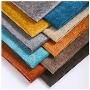 Baru timbul desain terbaru kualitas tinggi pola leci beludru kain Sofa untuk ruang keluarga furnitur mobil tas lembut disesuaikan