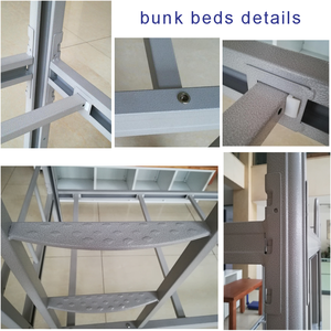 <span class=keywords><strong>Letto</strong></span> a castello doppio in metallo per adulti, all'ingrosso dalla fabbrica, con baldacchino, moderno, per camera da <span class=keywords><strong>letto</strong></span> - Product Image 4