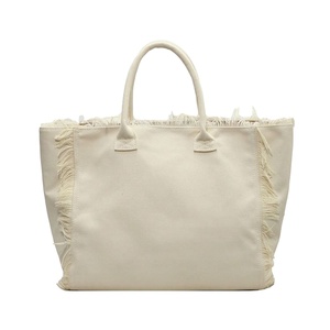 Sac à bandoulière en toile réutilisable décontracté de grande capacité avec logo imprimé personnalisé, sac de shopping en coton, sac de plage avec poche - Product Image 1