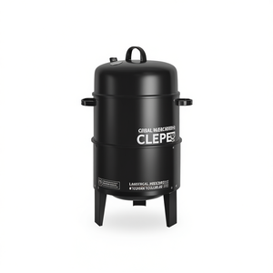 Clepe 16 In Charcoal Smoker Grill Portable Vertical Outdoor Cooking Camping <b>BBQ</b> Grill With Easy Temperature Control - Product Image 1