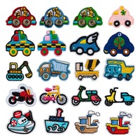 Grosir Patch bordir besi di Transportasi Desain Kreatif untuk menyesuaikan topi & pakaian