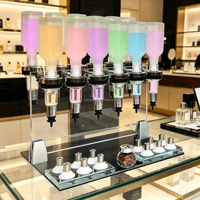 Distributeur automatique de parfum 12 bouteilles, machine de distribution manuelle de parfum pour bar à parfums chimiques, présentoir pour remplissage d'huiles liquides